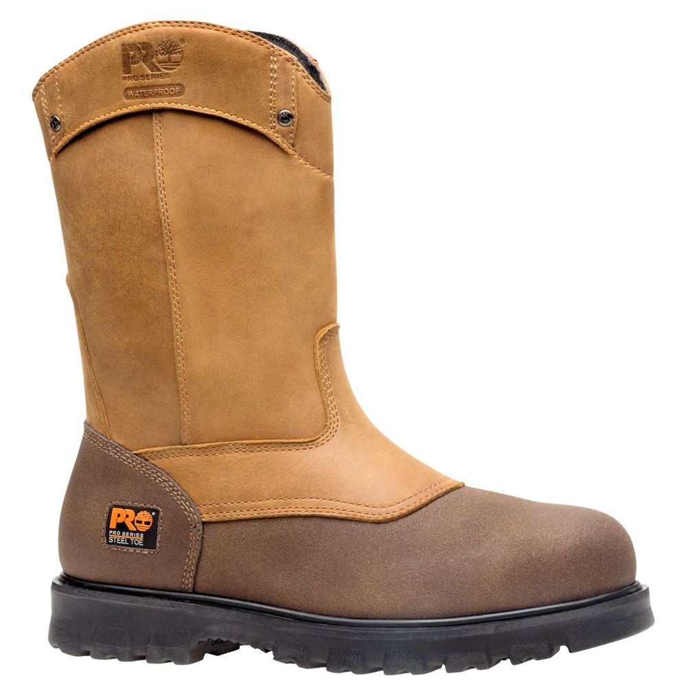 Botas Pro Timberland Hombre Pro Rigmaster Steel Toe Wellington Marrones - Chile AHW-574906